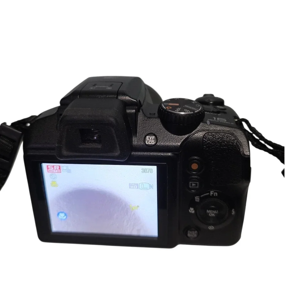 Fujifilm FinePix S9900W 16.0MP Digital Camera Black 16GB SD Card Cable Tested